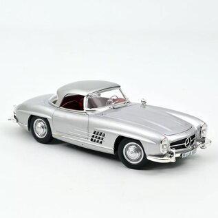 Norev Mercedes-Benz 300 SL Roadster 1957 Silber 1:18