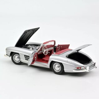 Norev Mercedes-Benz 300 SL Roadster 1957 Silver 1:18