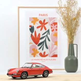 Norev Porsche 911 E 1970 Orange 1:18