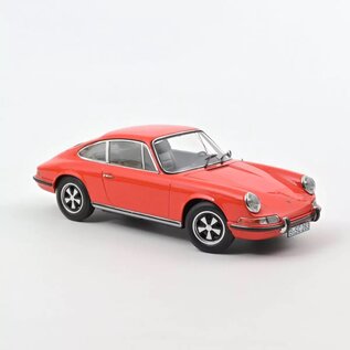 Norev Porsche 911 E 1970 Orange 1:18