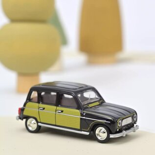 Norev Renault 4 Parisienne 1963 Black and Yellow 1:54