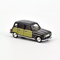 Norev Renault 4 Parisienne 1963 Black and Yellow 1:54