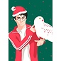 Nobis Design Pop Art New Generation Christmas card - Harry Potter with Hedwig