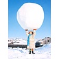 modern times Pippi Longstocking card or Christmas card - Pippi with large snowball