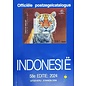 Zonnebloem Officiële postzegelcatalogus Indonesië 2024