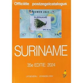 Zonnebloem Officiële postzegelcatalogus Suriname 2024