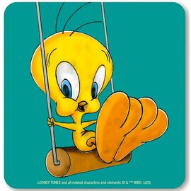 Logoshirt Looney Tunes - Coaster - Onderzetter -  Tweety on swing