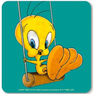 Logoshirt Looney Tunes - Untersetzer - Tweety on swing