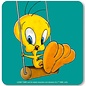 Logoshirt Looney Tunes - Coaster - Tweety on swing