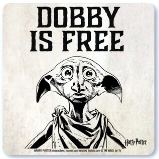 Logoshirt Harry Potter - Coaster - Onderzetter -  Dobby is Free