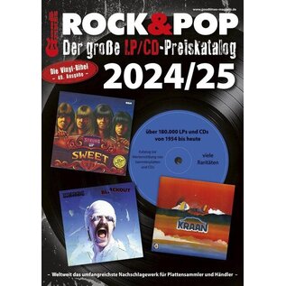 NikMa Der große Rock & Pop LP/CD Preiskatalog 2024/25