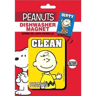 NMR Brands Peanuts - Dishwasher Magnet - Charlie Brown Clean/Dirty