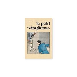 moulinsart Kuifje poster - Le Petit Vingtième #39 De blauwe lotus - 40 x 60 cm