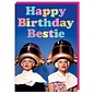Dean Morris Wenskaart  verjaardag - Fabulous! - Happy Birthday Bestie