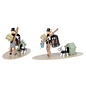 moulinsart set metal figures Tintin & Snowy bric à brac