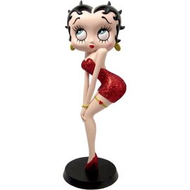 KFS Betty Boop Collection - Betty Classic Pose in Red Glitter Dress