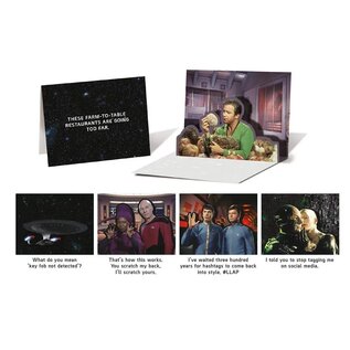 Running Press Star Trek - Pop-Up Notecards - Karten