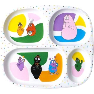 Petit Jour Barbapapa - vakjesbord melamine - 24 x 21 cm