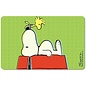 Logoshirt Peanuts Breakfast Board - Snoopy op hondenhok met Tweety
