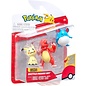 Jazwares Pokémon Battle Figure Set - Mimikyu + Charmeleon + Marill