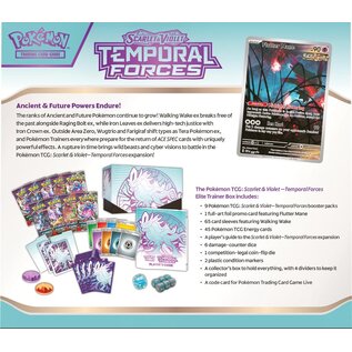 The Pokemon Company Pokémon Scarlet & Violet Temporal Forces Top Trainer Box