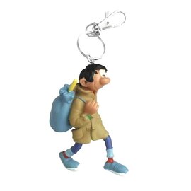 Plastoy Gaston keychain - Gaston with Duffle Coat