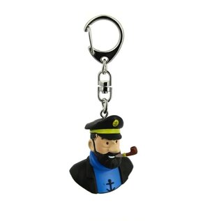 moulinsart Tintin keychain - Bust Captain Haddock