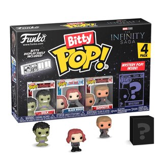 Funko Bitty Pop! Marvel Infinity Saga - Hulk 4-pack mini figuren