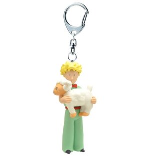 Plastoy The Little Prince keychain - The Little Prince with sheep figure