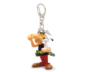 Llavero De Astérix E Idefix De Plastoy – Figura De PVC De 6 Cm, Oficial Y Coleccionable