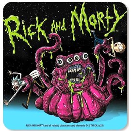 Logoshirt Rick and Morty coaster - Monster