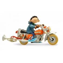 Plastoy Gomer Goof Statue - Gomer on his motorcycle