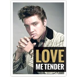 modern times Elvis Presley postcard - Love me tender