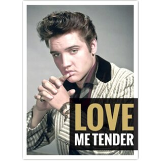 modern times Elvis Presley postkaart - Love me tender