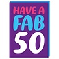 Dean Morris Greeting card - Birthday card - Have a Fab 50