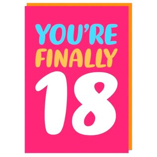 Dean Morris Greeting card - Birthday card - You're finally 18