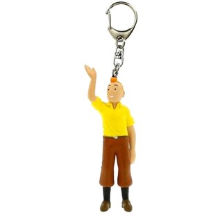 moulinsart Tintin keychain - Tintin waving figure