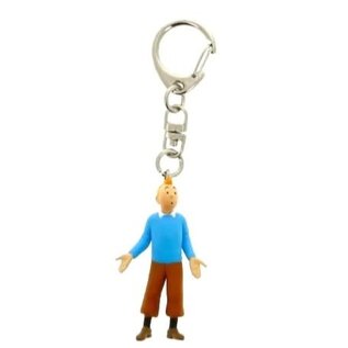 moulinsart Tintin keychain - Tintin in blue sweater figure