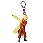 moulinsart Tintin keychain - Tintin puts on his trench coat figure