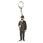 moulinsart Tintin keychain - Thomson with walking stick figure