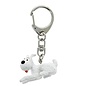 moulinsart Tintin keychain - Snowy lying down figure