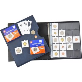 Hartberger coin album Deluxe with slipcase and 50 coin holders