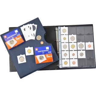 Hartberger  coin album Deluxe with slipcase and 50 coin holders