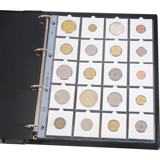 Hartberger  coin album Deluxe with slipcase and 50 coin holders