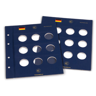 Leuchtturm Vista bladen Euromunten  - 2 stuks