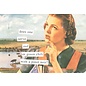 Anne Taintor Postkaart - Does one serve red or green chili with a pinot noir?