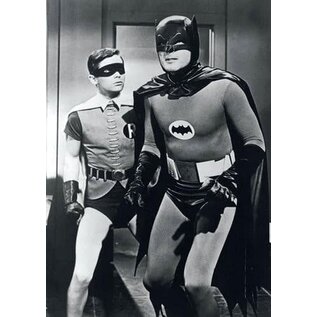 modern times Postcard - Batman and Robin