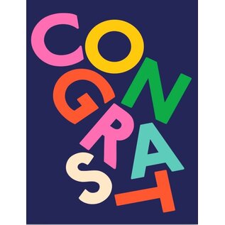 East End Prints Greeting card - Limbo and Ginger - Congrats