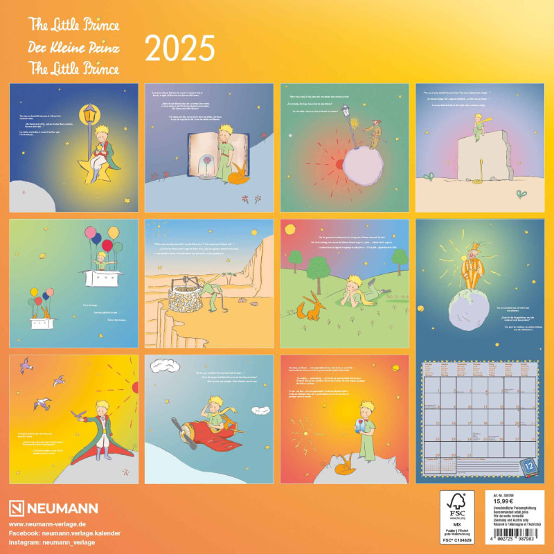 Der Kleine Prinz Kalender 2025 - collectura