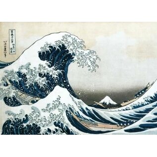 Tushita Postcard - Hokusai - Wave off the coast